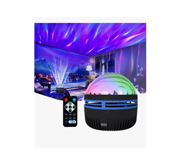 Lampara Velador Proyector Atardecer 360º Sunset Usb Con Base Color de la estructura Negro Color de la pantalla Translucida