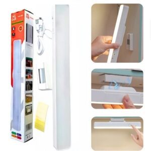 Luz Emergencia Barra De Led Para Bajo Mesada Cocina Alacena (Larga c/control remoto)