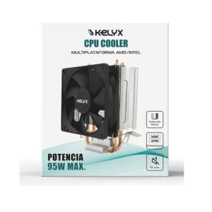 Cooler Para Cpu Kelyx Para Amd Intel Potencia Max 95w Led Negro