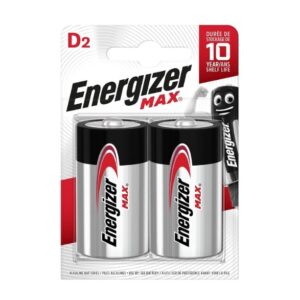 Pilas Alcalinas Grande Tipo D Energizer Max