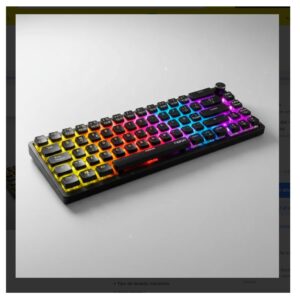 Teclado Gamer Mecanico Pc Led Rgb Retroiluminado Noga Nkb-67 Teclado Negro Idioma Español