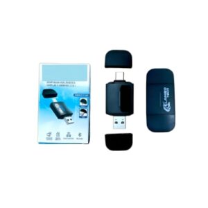 Car Play Y Android Auto 2 En 1 Adaptador Inalámbrico C-400 Negro