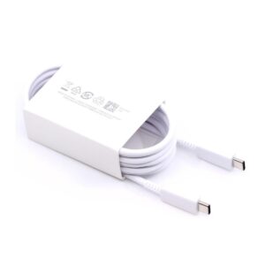 CABLE SAMSUNG EP-DX510 5A TYPE C TO TYPE C- COLOR MARFIL 100W (5A)