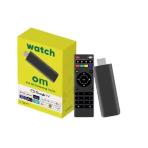 Convertidor Smart Tv Watch Om Tv Stick Android 8gb 128gb Negro Estándar