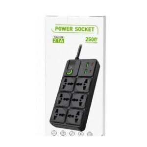 ZAPATILLA MULTIUSO C/USB /TYPE C 2500W 2.1A J08U