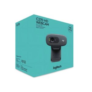 Webcam C270 Logitech Color Negro