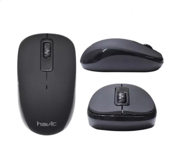 Mouse Inalambrico Havit Ms626gt 1200dpi ( Negro/ Plateado)