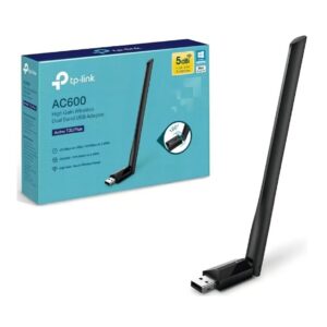 Receptor Wifi Tp Link T2u Ac600 Plus Adaptador Red Usb Wifi Dual Band Internet