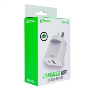 CARGADOR NOGA NGA-123 USB-C + USB A 3-A TURBO QUICKCHARGER 3,0 TYPE-C  (Sin Cable)