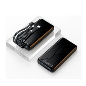 Power Bank  Lambotech 20000mah 4 En 1 Fichas PL-82