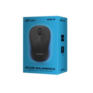 MOUSE NOGA NGM-05 3D NEGRO INALAMBRICO USB 2,4 GHZ PC NOTEBOOKS Y TABLETS