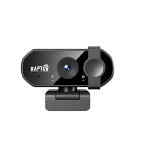 Web Cam Raptor Vision 4k Streaming 4k Ultra Con Microfono Negro