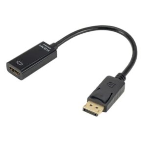 CABLE ADAPTADOR FICHA NOGA DP-HDMI4K DISPLAYPORT MACHO A HDMI HEMBRA - 4K AUDIO