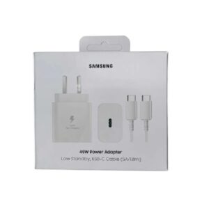 Cargador Samsung 45w Super Fast Charging Tipo C  Con Cable