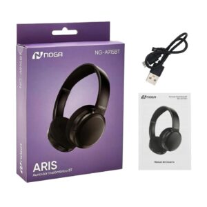 Auricular Inalámbrico Bluetooth Vincha Noga A915bt Negro 6 horas de autonomia
