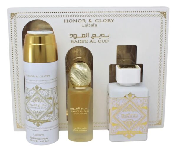 KIT BADEE AL OUD HONOR GLORY 3 PCS UNISEX