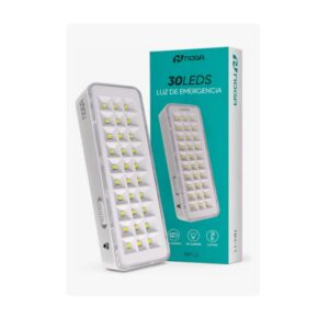 LUCES DE EMERGENCIA NOGA NH-L1 30 LEDS PORTATIL MODERNA RECARGABLE 300L 6500K