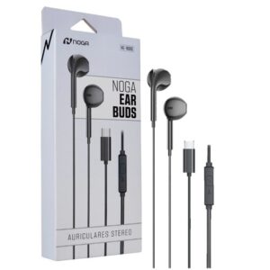 Auriculares Noga USB C in-ear manos libres NG-1800C