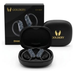 AURICULARES GOLDERY DIAOMONDS GY-E02 PIEDRAS OREJEROS LED INDICADOR (colores)